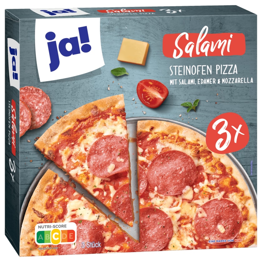 Ja! Pizza Salami 3x350g